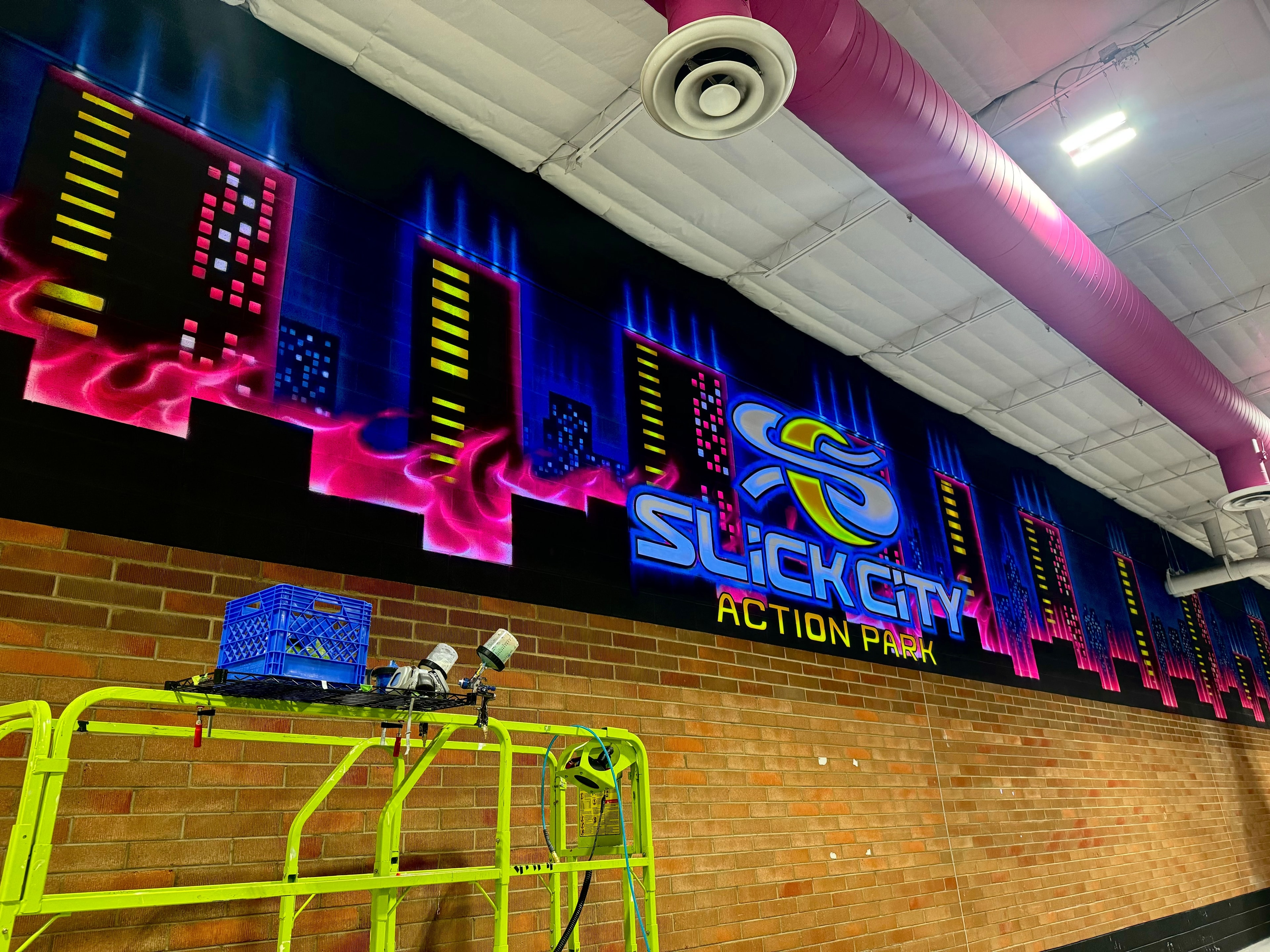 Slick City Mesa mural art